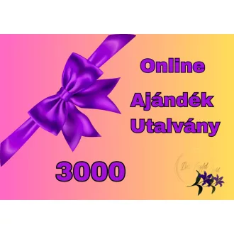3 000 Ft ajándék utalvány online 