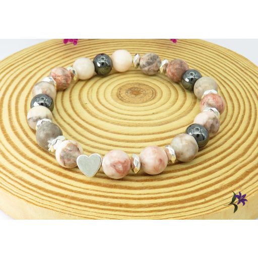 Ásványi karkötő zebera jáspis 