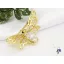 Cseri gold  bross bogárka alakú nagy cirkóna kővel-14K