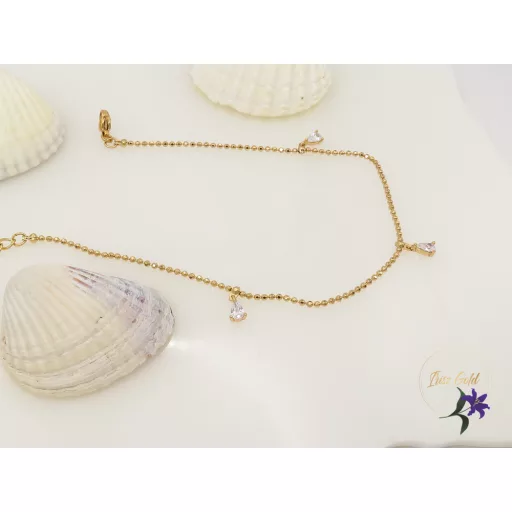 Terefina Gold Filled bokalánc kis kövekkel-18K