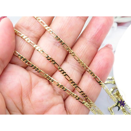 Gold Filled figaró szemes bokalánc-karlánc-14K