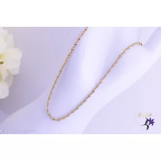 Babett goldfilled sodrott bokalánc-14K 
