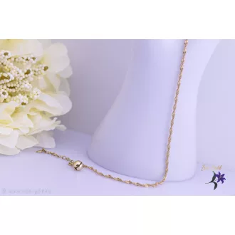 Babett goldfilled sodrott bokalánc-14K 