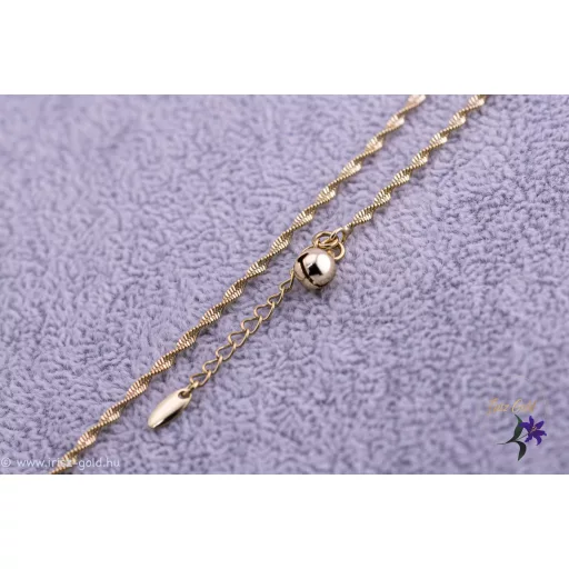 Babett goldfilled sodrott bokalánc-14K 
