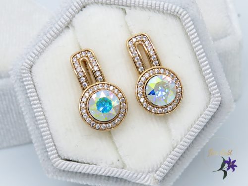 Xuping Galaxi színváltós Swarovski köves fülbevaló-18K 