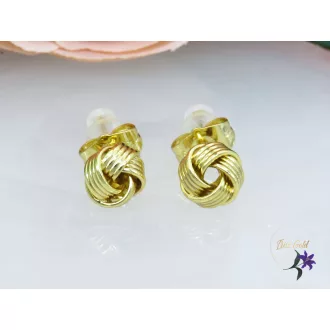 Laura fonott gömb fülbevaló-14K