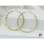 Bahar gold filled bőrbarát karika fülbevaló-14K