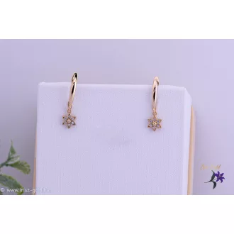 Jaffa goldfilled végtelenjeles csüngős fülbevaló-18K 