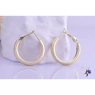 Betti goldfilled klasszikus kiskarika fülbevaló-14K 