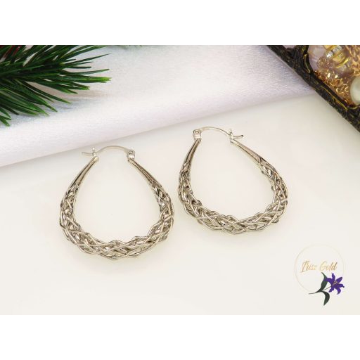 Xuping Ilang-white Gold Filled ovalis fülbeavló