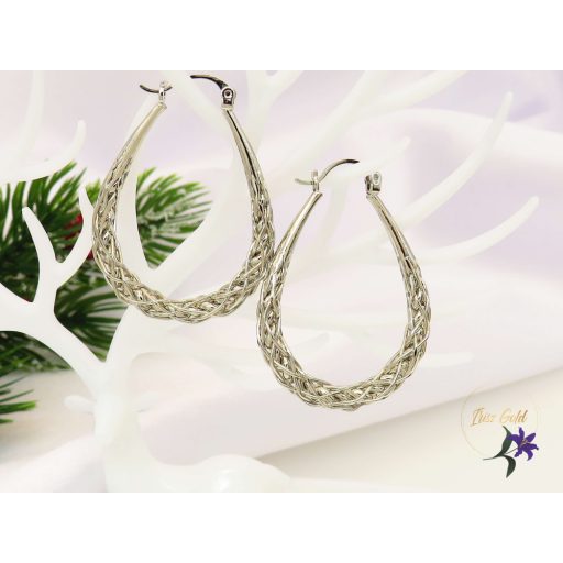 Xuping Ilang-white Gold Filled ovalis fülbeavló