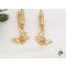 Bonita gold filled csüngős lepke fülbevaló-18K 