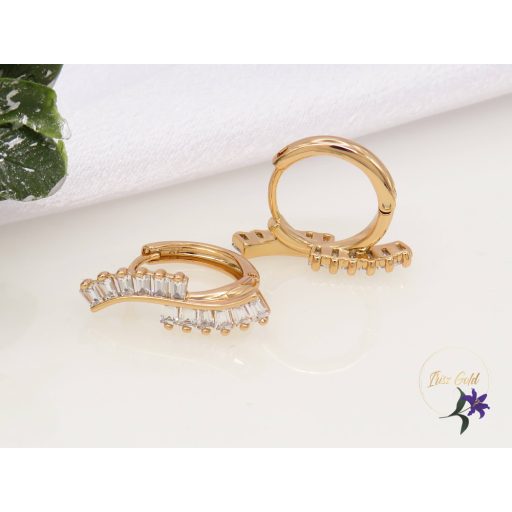 Xuping Rubina gold filled köves fülbevaló -18K 