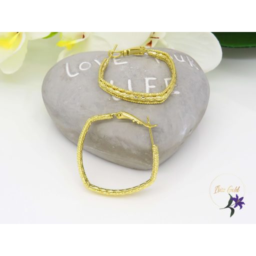 Barbara gold filled divatos fülbevaló-14K