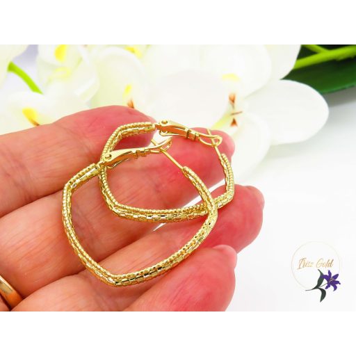 Barbara gold filled divatos fülbevaló-14K