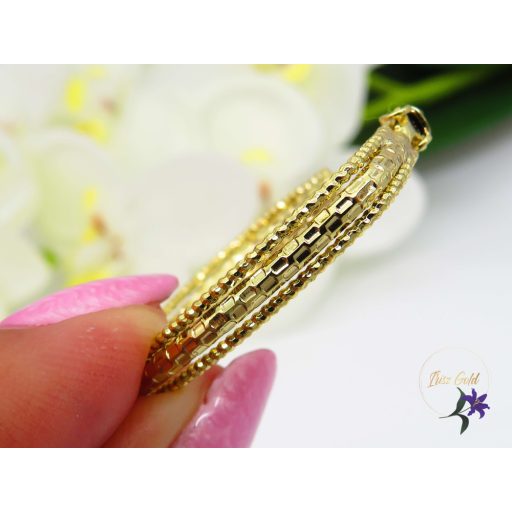 Barbara gold filled divatos fülbevaló-14K