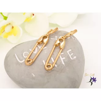Gold filled vagány divatos fülbevaló-18K 