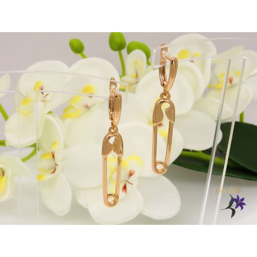 Gold filled vagány divatos fülbevaló-18K 