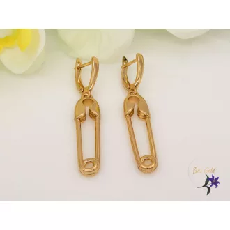 Gold filled vagány divatos fülbevaló-18K 