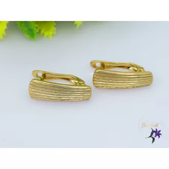 Agnetta gold filled metszett fülbevaló-18K 