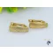 Agnetta gold filled metszett fülbevaló-18K 