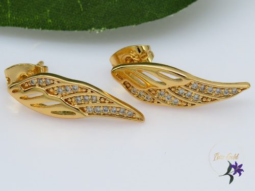 Angyalszárny gold filled fülbevaló-18K -CMJ 