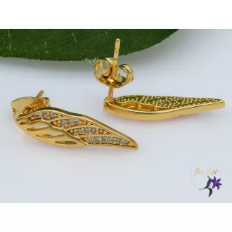 Angyalszárny gold filled fülbevaló-18K -CMJ 