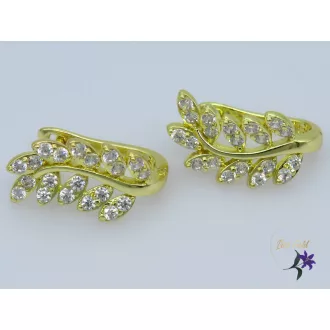 Lívia gold filled köves fülbevaló-14K-CMJ