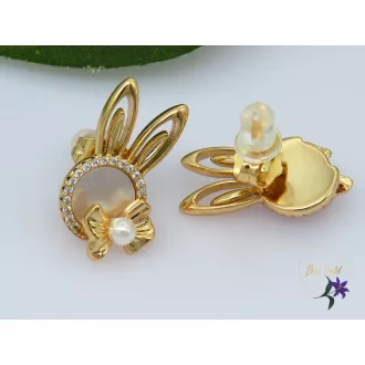 Mara gold filled fülbevaló kagyló betéttel-18K 