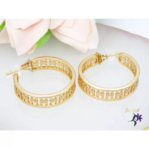 Amari karika fülbevaló-18K