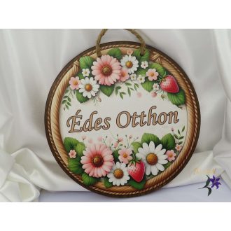 Édes otthon falidekor ajtódisz tavaszi 