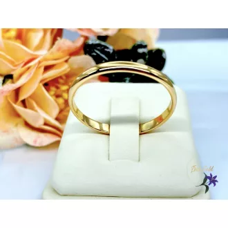 Klasszikus antiallergén karikagyűrű 3mm 18K