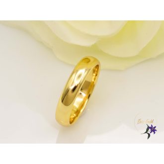 Klasszikus antiallergén karikagyűrű -5mm 14K