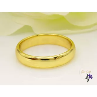 Klasszikus antiallergén karikagyűrű -5mm 14K