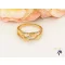 Mara Gold Filled egyedi tervezésű kisköves gyűrű-18K 