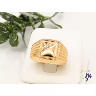 Janna -gold antiallergén pecsétgyűrű-18k 