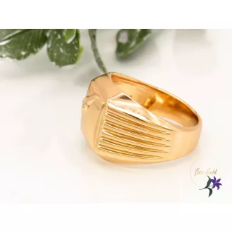 Janna -gold antiallergén pecsétgyűrű-18k 