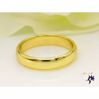 Klasszikus antiallergén karikagyűrű 4mm-14K 