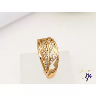 Xuping 18-K Gold filled tűcirkónia köves gyűrű -Kinga
