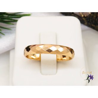 Metszett Gold Filled karikagyűrű-18K-Ánya