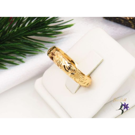 Metszett Gold Filled karikagyűrű-18K-Ditte