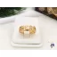 Gold filled kő nélküli gyűrű különleges mintával-18K-Enna 