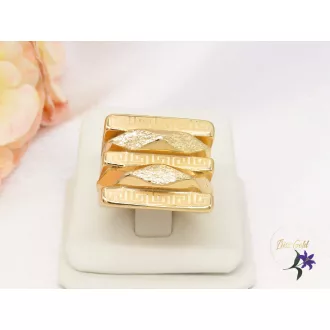 Barbella gold filled egyedi gyűrű-18K 