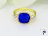 Xuping Kiara blue gold filled Swarovski köves gyűrű-14K 