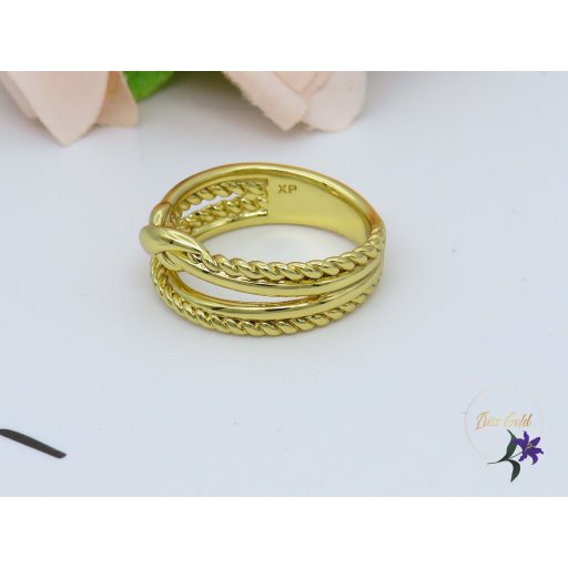 Kalara kő nélküli gyűrű-14K 