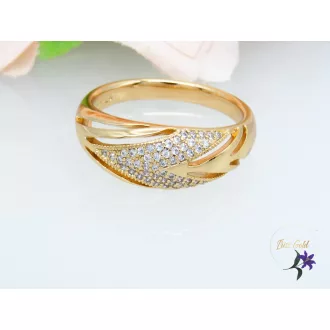 Meri apróköves gyűrű -18K 