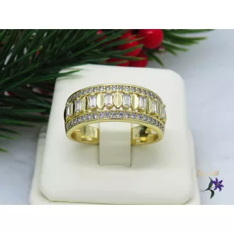 Itala köves gyűrű-14K 
