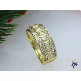 Itala köves gyűrű-14K 