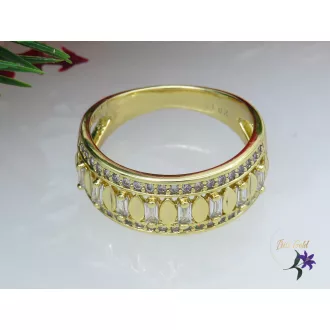 Itala köves gyűrű-14K 
