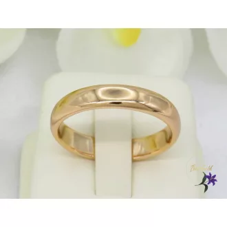 Klasszikus karikagyűrű -5mm -18K -Új 